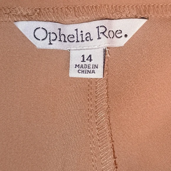 Ophelia Roe Women's Slacks Size 14 Like New Coco Taupe - Picture 2 of 7
